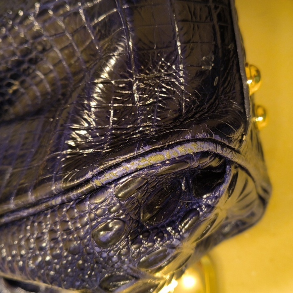 Dark Blue Brahmin Bag - Picture 6 of 16